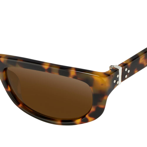Ann Demeulemeester Ladies Sunglasses Cat Eye Tortoise Shell and Brown