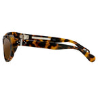 Ann Demeulemeester Ladies Sunglasses Cat Eye Tortoise Shell and Brown