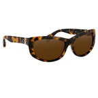 Ann Demeulemeester Ladies Sunglasses Cat Eye Tortoise Shell and Brown
