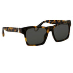 Ann Demeulemeester Sunglasses D-Frame Tortoise and Grey