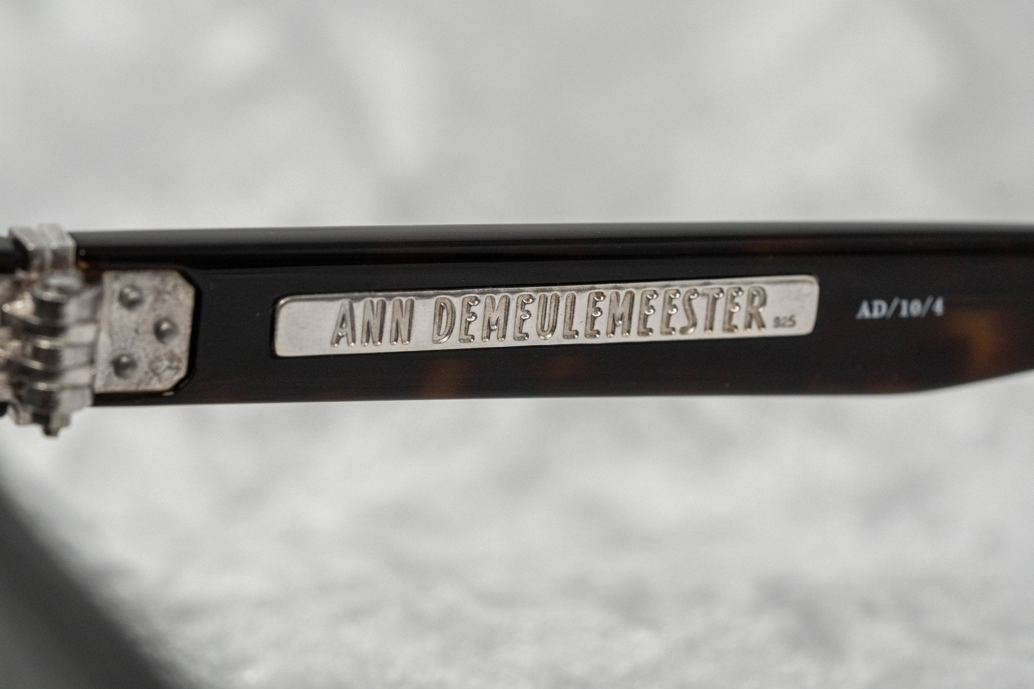 Ann Demeulemeester Sunglasses Flat Top Amber Tortoise Shell and Brown