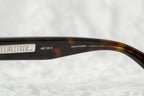 Ann Demeulemeester Sunglasses Flat Top Amber Tortoise Shell and Brown