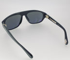 Ann Demeulemeester Sunglasses Flat Top Black and Grey