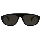 Ann Demeulemeester Sunglasses Flat Top Black and Grey