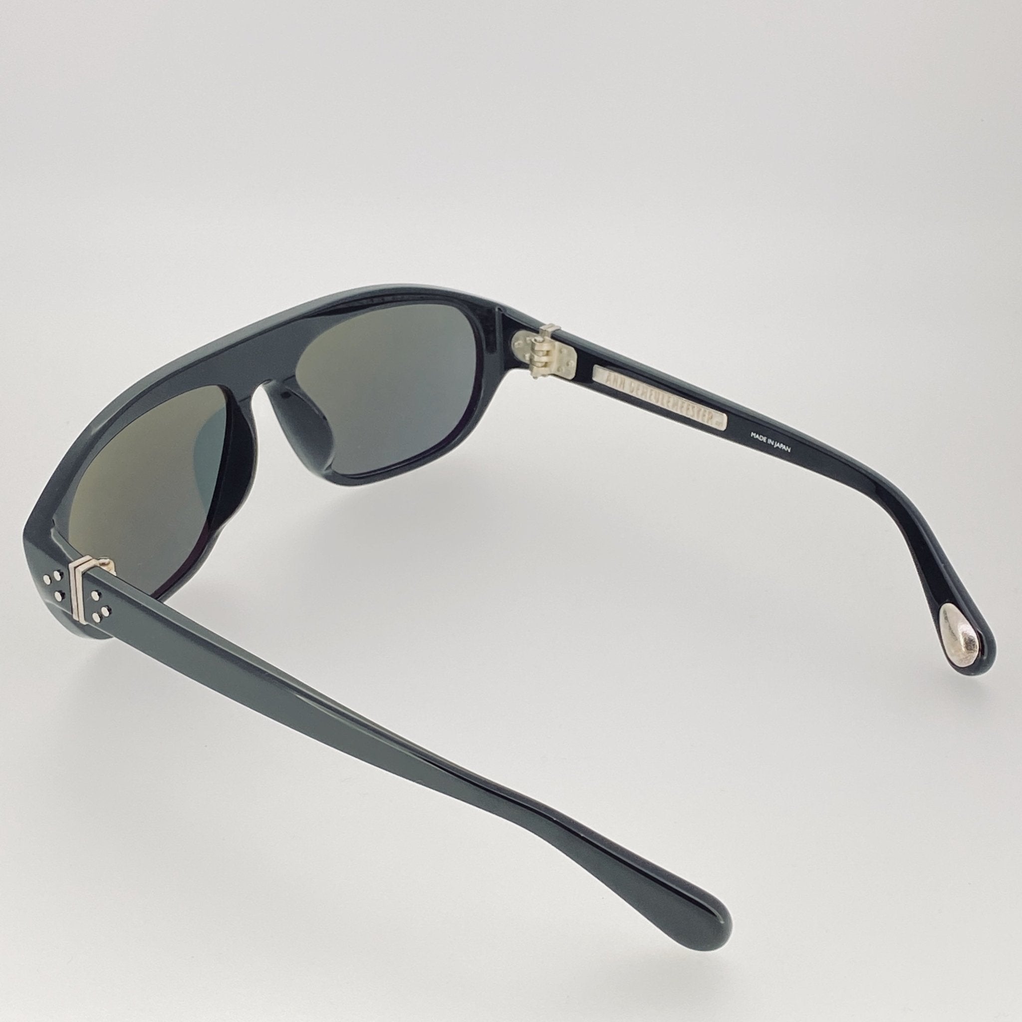 Ann Demeulemeester Sunglasses Flat Top Black and Grey