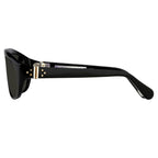 Ann Demeulemeester Sunglasses Flat Top Black and Grey