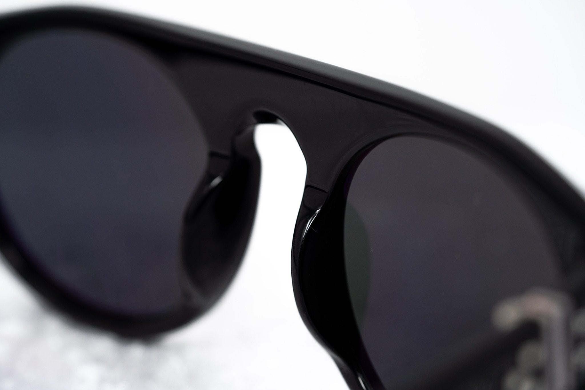 Ann Demeulemeester Sunglasses Flat Top Black and Grey Gradient