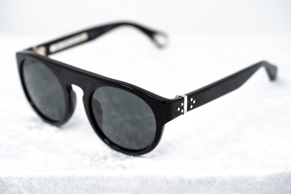 Ann Demeulemeester Sunglasses Flat Top Black and Grey Gradient