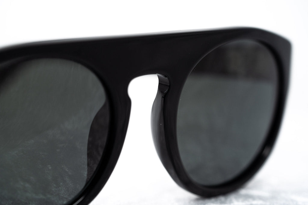 Ann Demeulemeester Sunglasses Flat Top Black and Grey Gradient