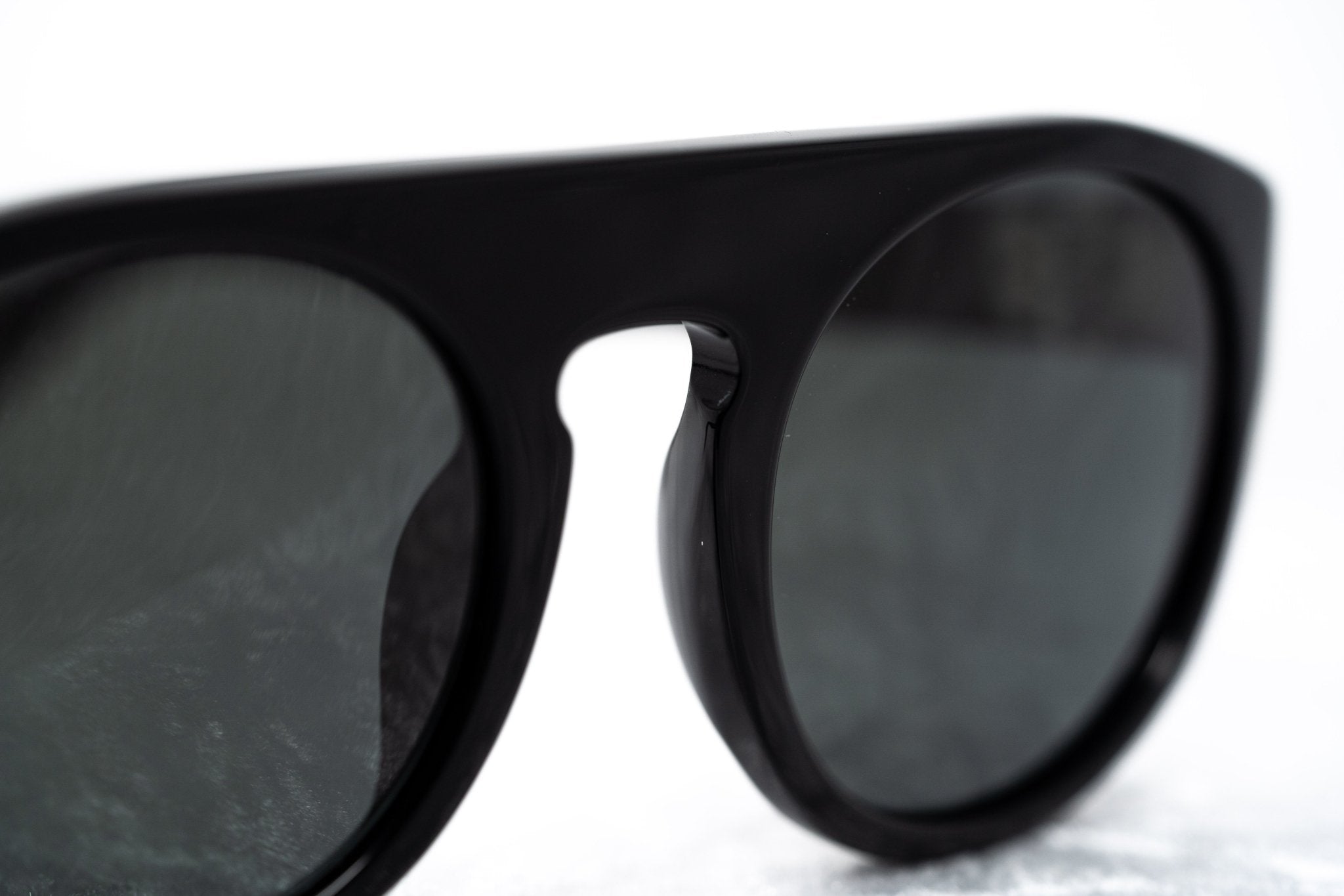 Ann Demeulemeester Sunglasses Flat Top Black and Grey Gradient