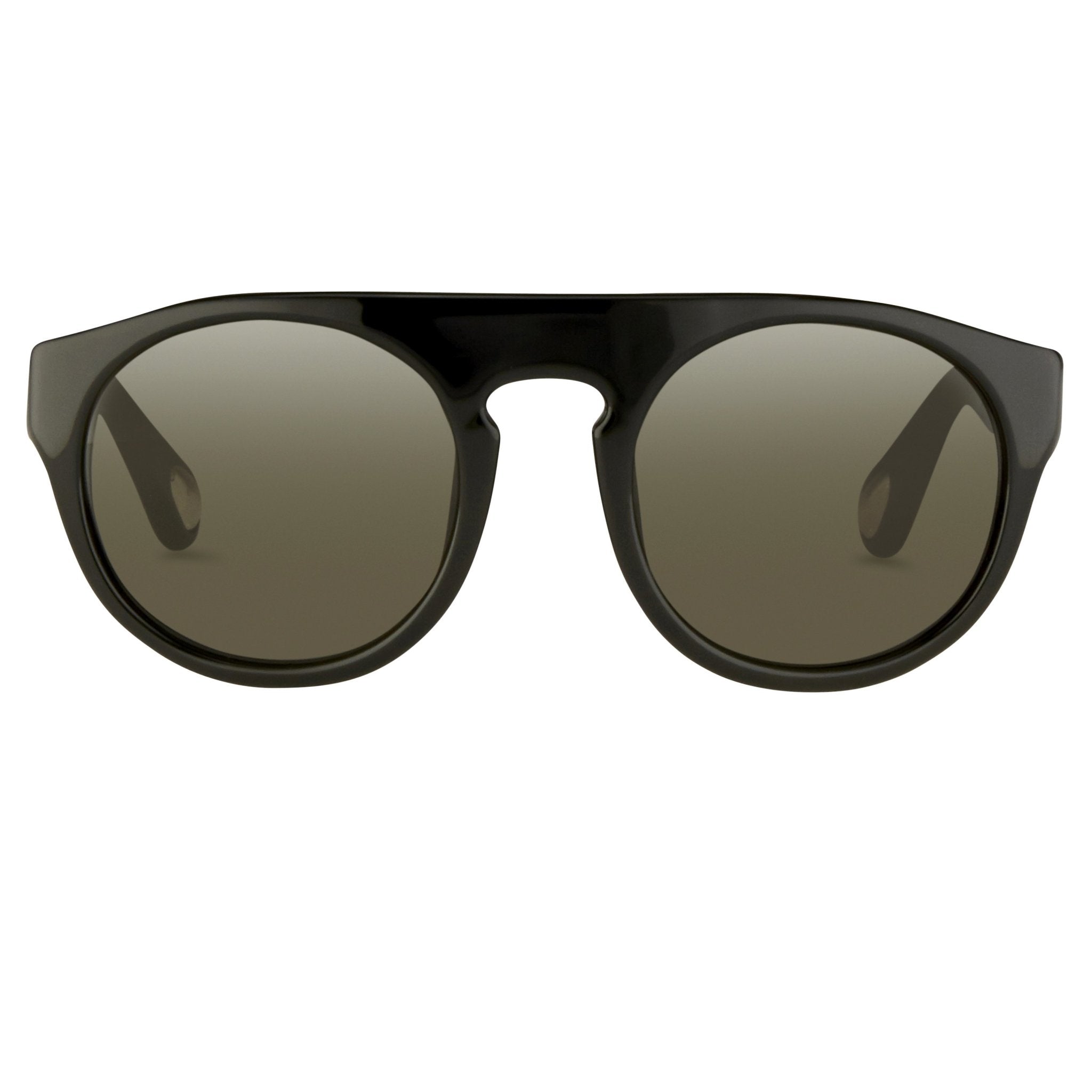 Ann Demeulemeester Sunglasses Flat Top Black and Grey Gradient