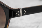 Ann Demeulemeester Sunglasses Flat Top Black and Brown