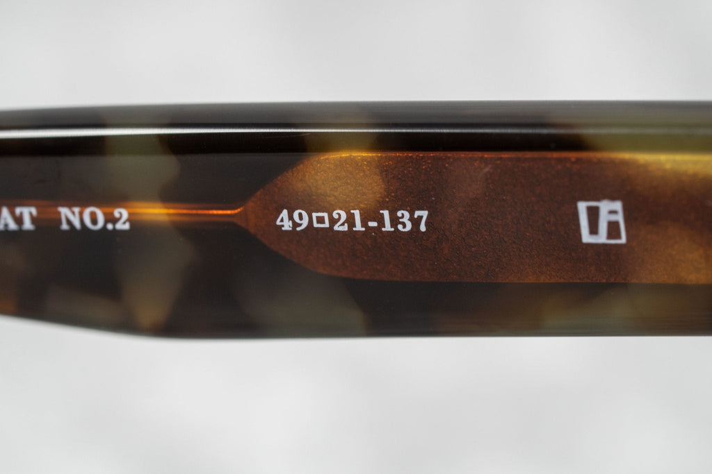 Ann Demeulemeester Sunglasses Flat Top Black and Brown