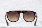 Ann Demeulemeester Sunglasses Flat Top Black and Brown