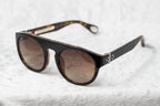 Ann Demeulemeester Sunglasses Flat Top Black and Brown