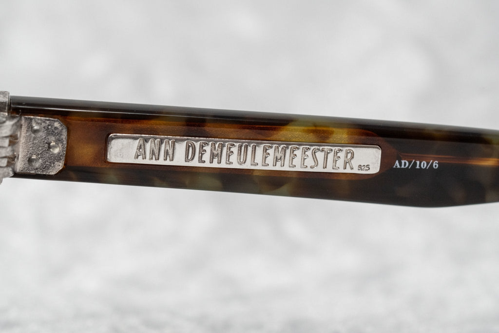 Ann Demeulemeester Sunglasses Flat Top Black and Brown