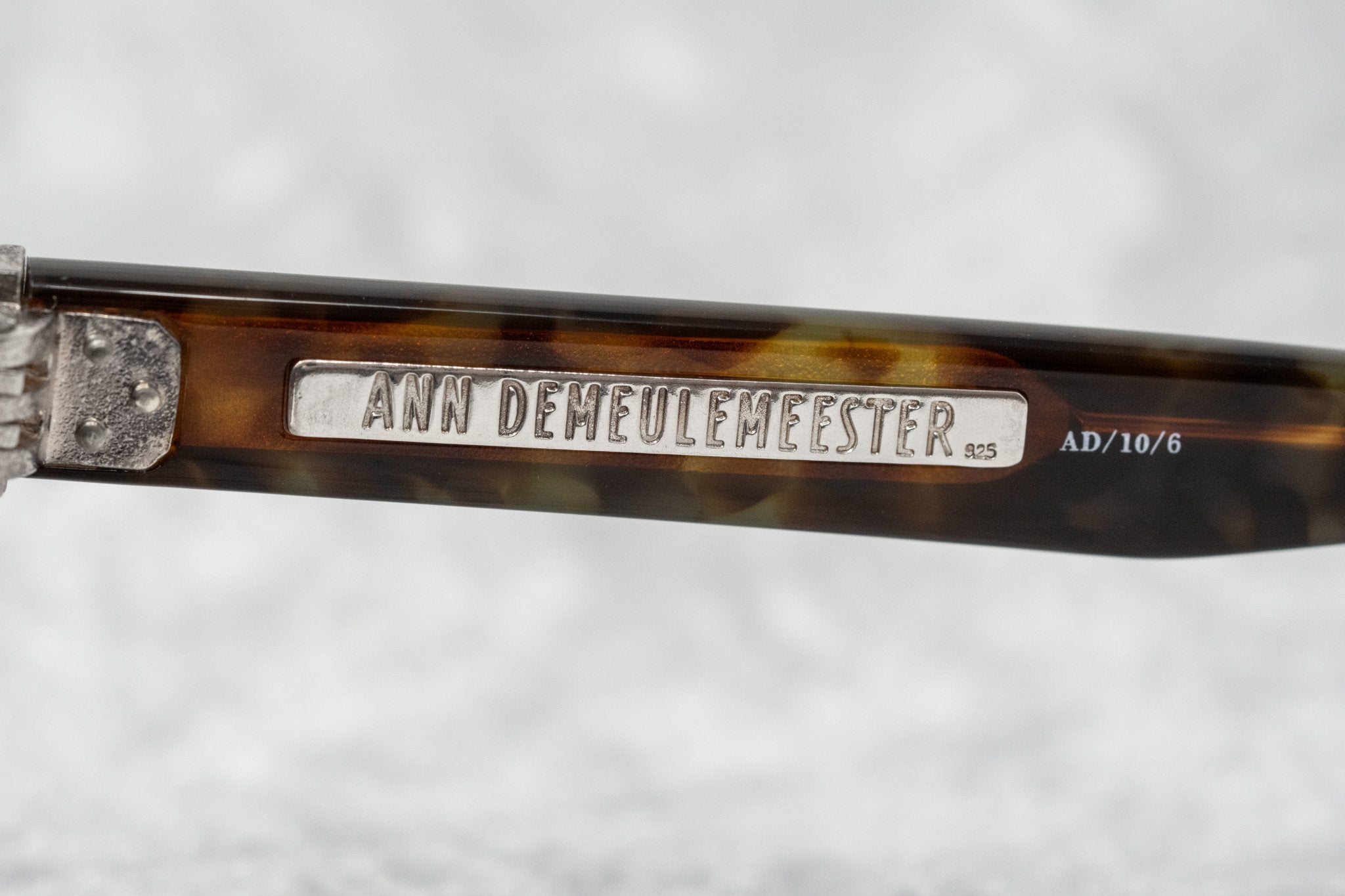 Ann Demeulemeester Sunglasses Flat Top Black and Brown