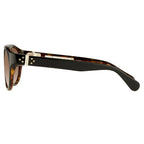 Ann Demeulemeester Sunglasses Flat Top Black and Brown