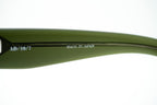 Ann Demeulemeester Sunglasses Flat Top Green and Green Graduated