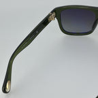 Ann Demeulemeester Men's Sunglasses Flat Top Green