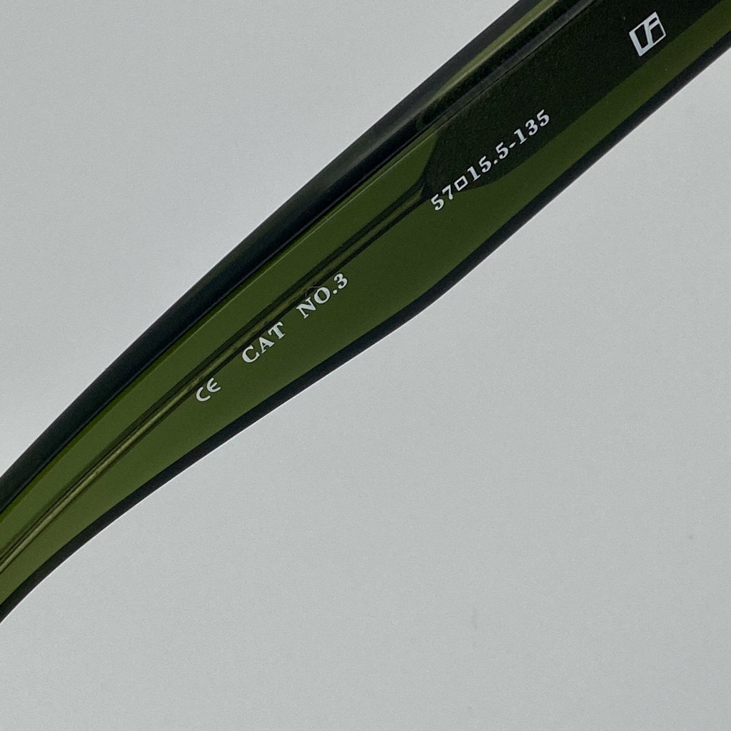 Ann Demeulemeester Men's Sunglasses Flat Top Green
