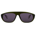 Ann Demeulemeester Men's Sunglasses Flat Top Green and Purple