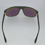 Ann Demeulemeester Men's Sunglasses Flat Top Green and Purple
