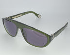 Ann Demeulemeester Men's Sunglasses Flat Top Green and Purple