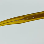 Ann Demeulemeester Sunglasses Flat Top Honey Orange and Green