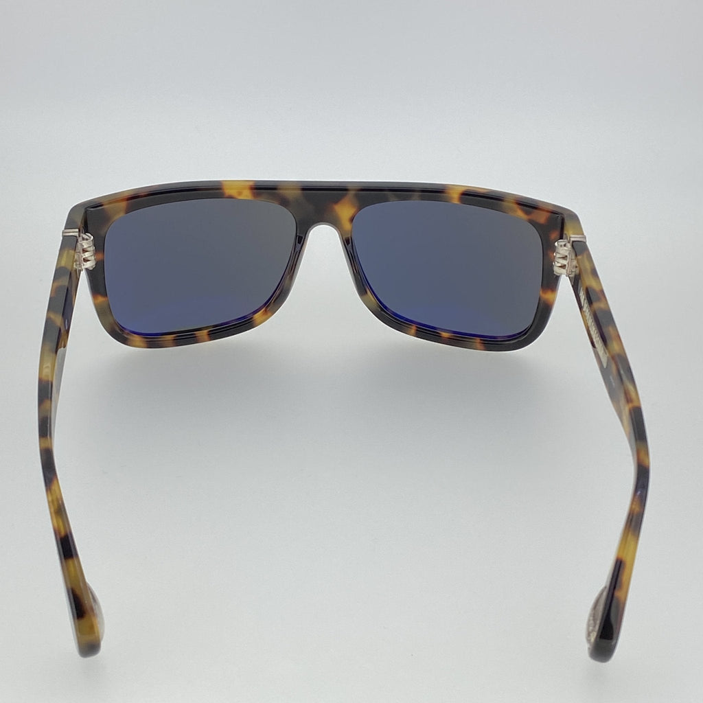 Ann Demeulemeester Men's Sunglasses Flat Top Tortoise and Grey