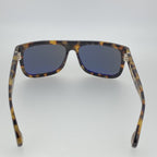 Ann Demeulemeester Men's Sunglasses Flat Top Tortoise and Grey