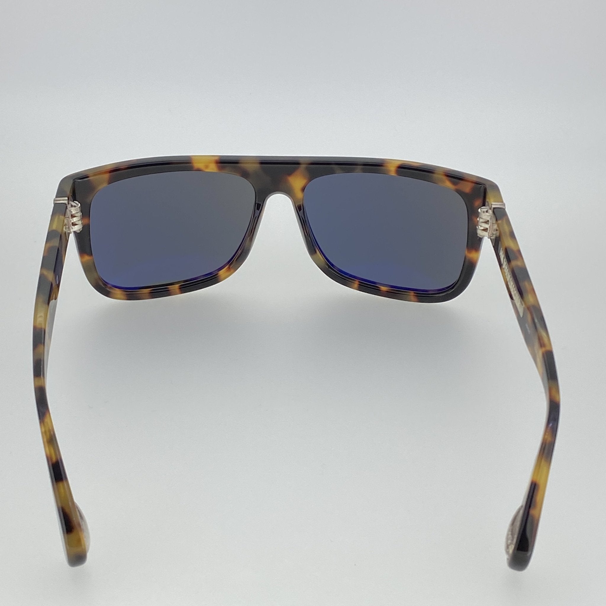 Ann Demeulemeester Men's Sunglasses Flat Top Tortoise and Grey
