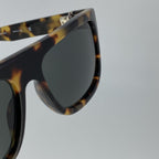 Ann Demeulemeester Men's Sunglasses Flat Top Tortoise and Grey