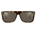 Ann Demeulemeester Men's Sunglasses Flat Top Tortoise and Grey