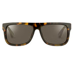 Ann Demeulemeester Men's Sunglasses Flat Top Tortoise and Grey