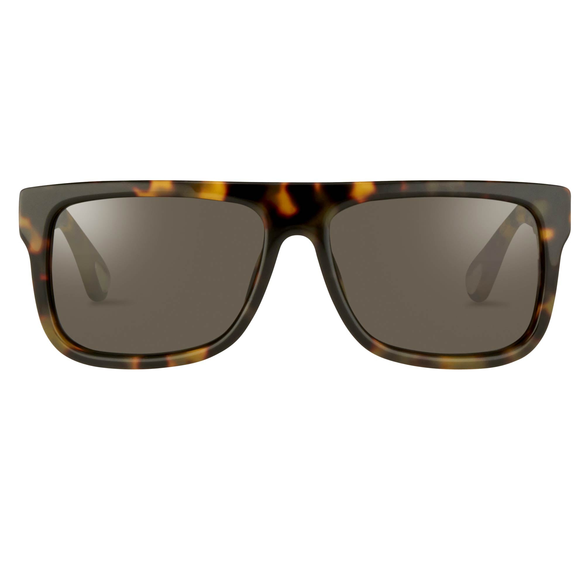 Ann Demeulemeester Men's Sunglasses Flat Top Tortoise and Grey