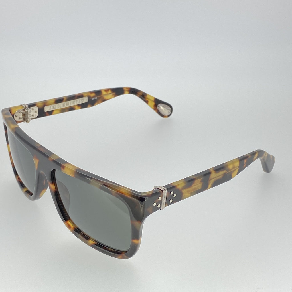 Ann Demeulemeester Men's Sunglasses Flat Top Tortoise and Grey