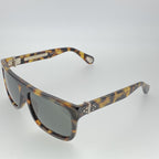 Ann Demeulemeester Men's Sunglasses Flat Top Tortoise and Grey