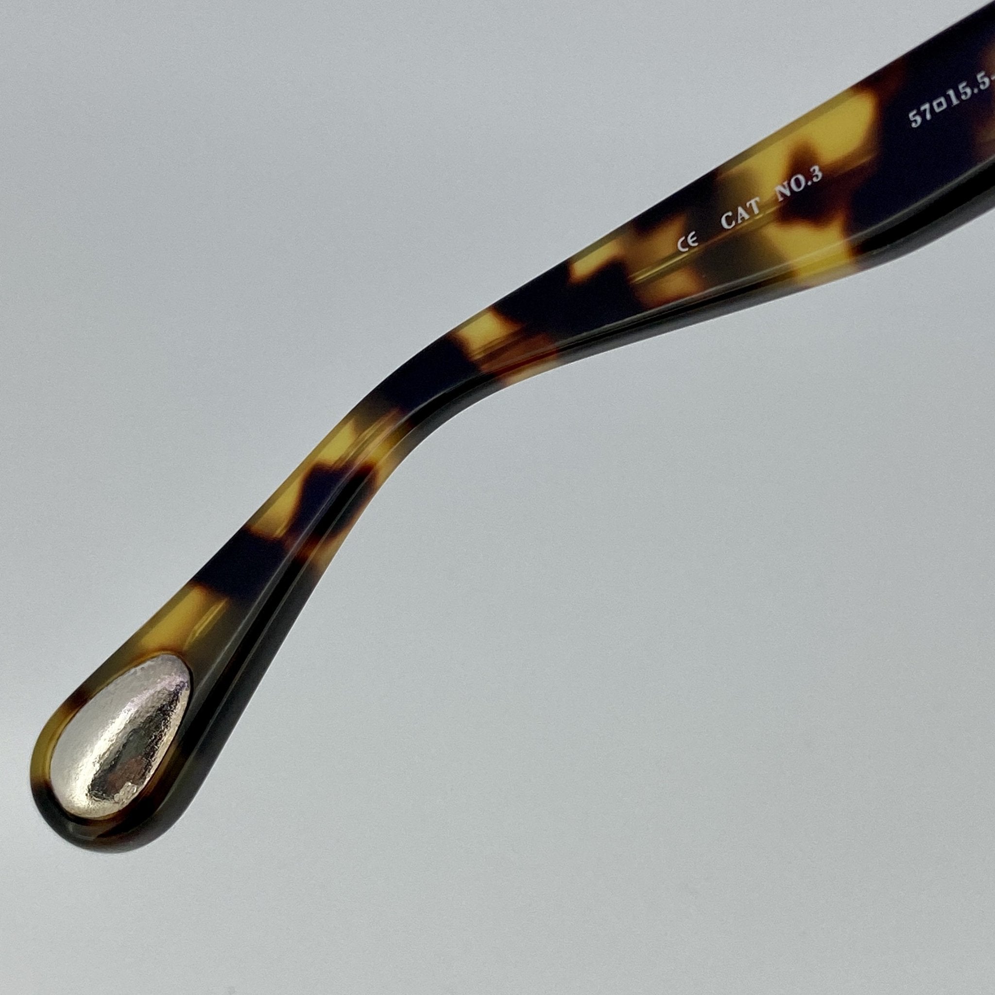 Ann Demeulemeester Men's Sunglasses Flat Top Tortoise and Grey