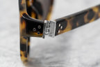 Ann Demeulemeester Men's Sunglasses Flat Top Tortoise Shell and Grey