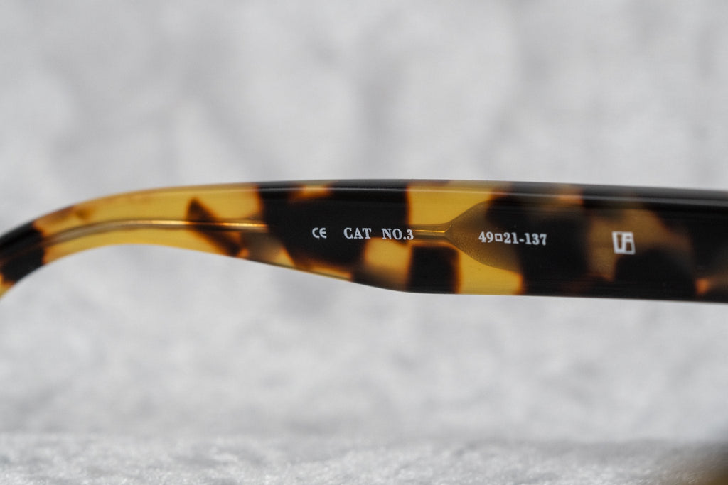 Ann Demeulemeester Men's Sunglasses Flat Top Tortoise Shell and Grey