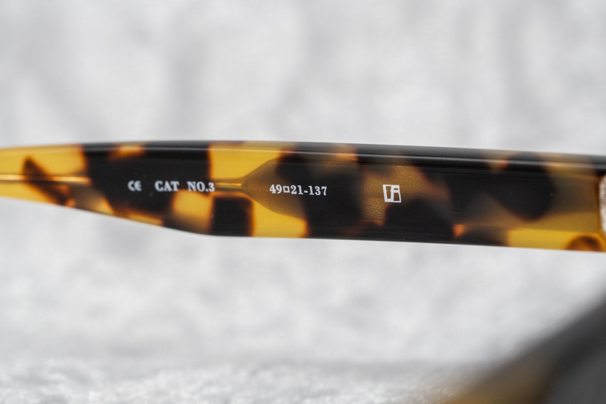 Ann Demeulemeester Men's Sunglasses Flat Top Tortoise Shell and Grey