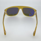 Ann Demeulemeester Sunglasses Flat Top Orange and Green