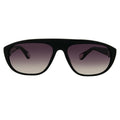 Ann Demeulemeester Men's Sunglasses Flat Top Matte Black and Grey