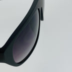 Ann Demeulemeester Men's Sunglasses Flat Top Matte Black and Grey