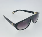 Ann Demeulemeester Men's Sunglasses Flat Top Matte Black and Grey
