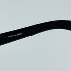 Ann Demeulemeester Men's Sunglasses Flat Top Matte Black and Grey