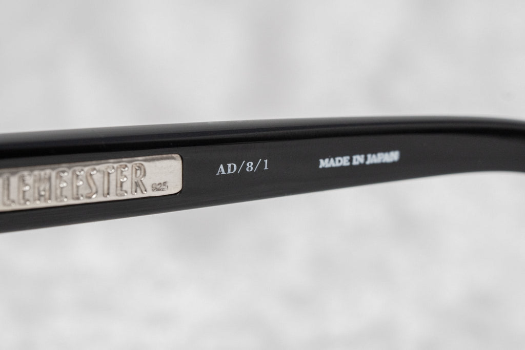 Ann Demeulemeester Ladies Sunglasses Oval Black and Grey