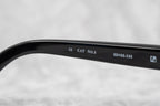 Ann Demeulemeester Ladies Sunglasses Oval Black and Grey