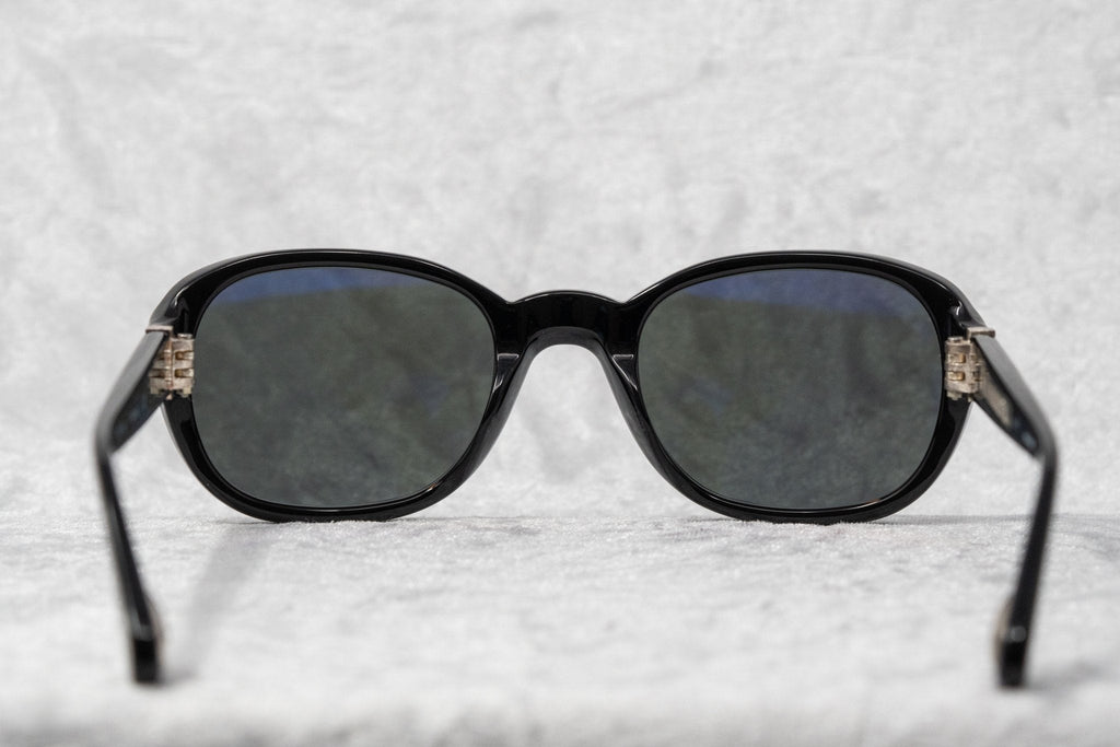 Ann Demeulemeester Ladies Sunglasses Oval Black and Grey